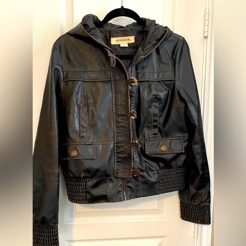 Beautiful Hydraulic Leather Jacket